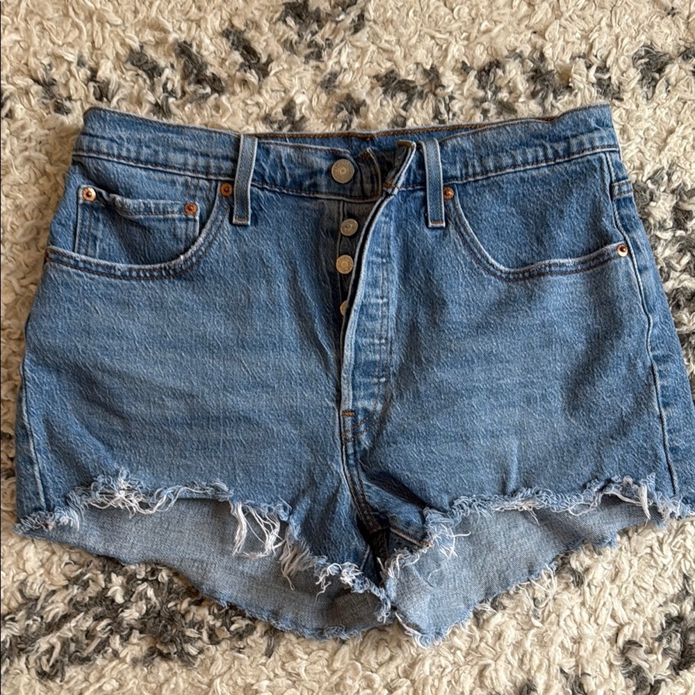 Levi's Blue Jean Shorts Timeless Comfort